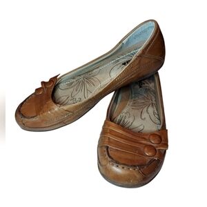 Cabelas Leather Slip-On Loafer Kali Ballet Flats